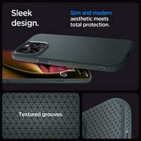 SPIGEN ümbris LIQUID AIR jaoks IPHONE 15 Pro Max abyss roheline