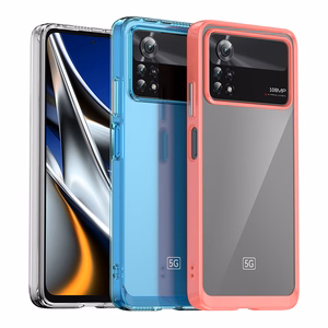 Outer Space Case for Xiaomi Poco X4 Pro 5G ümbris paindliku raamiga must
