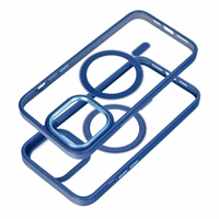 COLOR EDGE MAG COVER Ümbris compatible with MagSafe jaoks IPHONE 17 Pro tumesinine