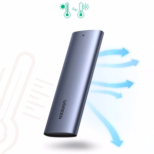 Ugreen M.2 SSD korpus USB 3.2 Gen 2 (SuperSpeed USB 10 Gbps) + USB Type-C kaabel 0,5m hall (CM400 10902)