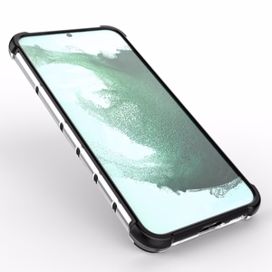 Honeycomb ümbris jaoks Samsung Galaxy S23+ armored hybrid cover läbipaistev