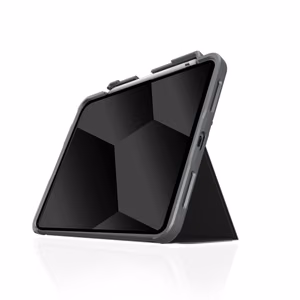 STM Dux Plus - vastupidav ümbris iPad 11" (2025) / 10.9" (2022) MIL-STD-810G jaoks Apple Pencil hoidjaga (must) EDU/COM versioon