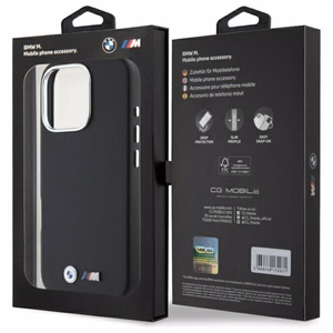 BMW M Smooth Full Wrapped Metal MagSafe Ümbris jaoks iPhone 16 Pro Max - must