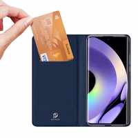 Dux Ducis Skin Pro Ümbris jaoks Realme 10 Pro Flip Card Wallet Stand sinine