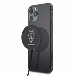 Karl Lagerfeld 15W traadita laadur MagSafe'iga - must