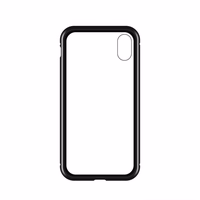 Wozinsky Full Magnetic Case Full Body Front ja Back Cover sisseehitatud klaasiga Samsung Galaxy A72 4G must-läbipaistev