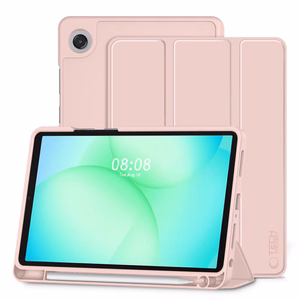TechProtect SmartÜmbris Pen jaoks Samsung Galaxy Tab A9+ / A11+ Plus 11.0 X210 / X215 / X216 / X230 / X235 / X236 - roosa