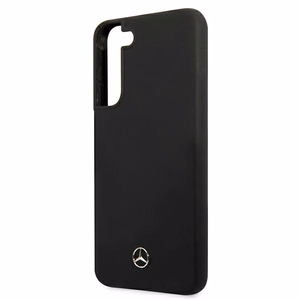 Mercedes Silicone Line ümbris Samsung Galaxy S22+ jaoks - must