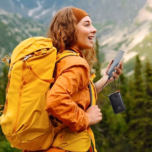 Powerbank Veger K3 (W3018) PD QC3.0 35W 30000 mAh with built-in Type C cables / Lightning must