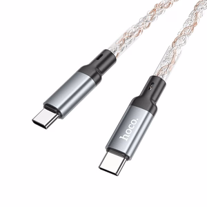 Kaabel USB C to USB C Hoco 3A 60W LED 1 m U112 hall