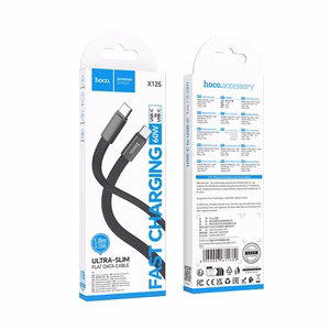 Lame Kaabel USB C to USB C Hoco 3A 60W 1 m X125 must