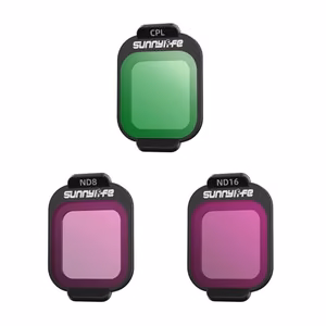 Filtry CPL, ND8, ND16 Sunnylife do DJI Klapp