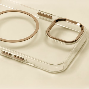 Clear Thin Mag ümbris for iPhone 17 Air 6,6" kuldne