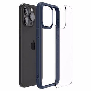 Spigen Чехол Ultra Hybrid для iPhone 16 Pro Max тёмно-синий