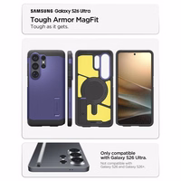 SPIGENi ümbris TOUGH ARMOR ühildub MagSafe'iga SAMSUNG S26 Ultra ash violet'ile