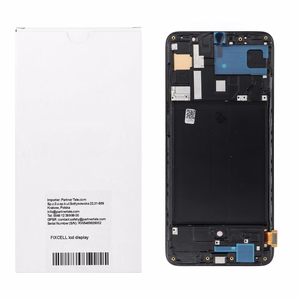 OLED LCD-дисплей REWA с рамкой для SAMSUNG A70, черный
