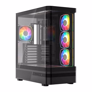 MODECOM Volcano AQ100 ARGB kesktornkorpus, must