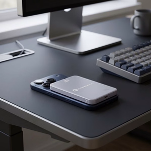 MagSafe-ühilduv akupank Forcell F-Energy SuperSlim F5K8 QC4.0 PD3.0 15W 5000 mAh lilla