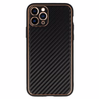 TEL PROTECT Leather Carbon Ümbris jaoks Iphone 11 Pro Must