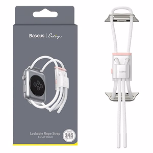 Rihm Baseus Lets go Apple Watch Series 42 / 44mm valge/roosa