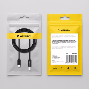 Wozinsky WKDDY1S USB-B - USB-C Kaabel 1m - must