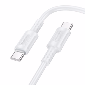 USB cable Borofone BX111 60W USB-C to USB-C 1.0m white