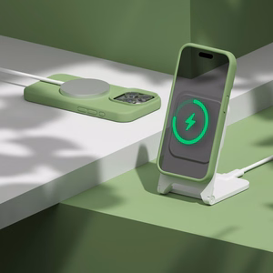 Etteri Silicone ümbris jaoks iPhone 12 / 12 Pro 6,1" light roheline