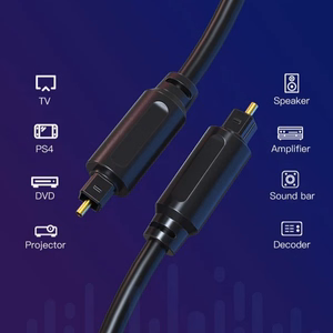 Premium optical audio cable Toslink-Toslink, 3m