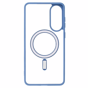 Acrylic Color Magsafe Ümbris jaoks Samsung Galaxy S25 Edge light sinine