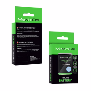 Maximcell aku Nokia 1208/1209/1616/C1 BL-5CA jaoks 1100mAh Li-ion