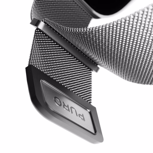 Ремешок Puro Milanese из нержавеющей стали для Apple Watch 38/40/41 мм - серебряный