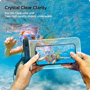 Spigen Spigen Aqua Shield A601 ümbris veekindel IPX8 - läbipaistev 2 tk.