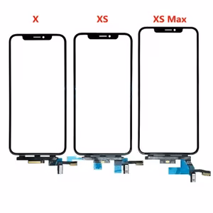Puuteekraani digitaizer Pro+, ühilduv Apple iPhone Xs Max-ga, klaas + OCA, komplekt pikk flex