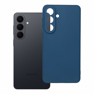 Чехол для Samsung S26 Plus мягкий тёмно-синий