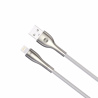 Forever Sleek kaabel USB - Lightning 1,0 m 2.4A valge