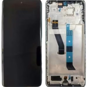 Xiaomi Poco M8 5G originaalne roheline ekraanimoodul puutepaneeli ja raamiga (hoolduspakend)