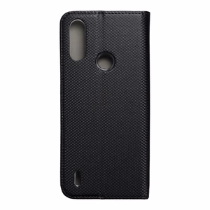 SMART Ümbris Kaaned jaoks MOTOROLA E7 POWER must