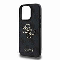 Guess 4G Big Logo Ümbris jaoks iPhone 16 Pro - Must