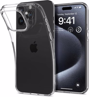 Spigen Liquid Crystal iPhone 15 Pro Ümbris - Clear