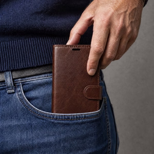 Smart Luxe nahast ümbris Honor 400 Lite pruun