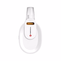 Powerbank Forcell F-Energy Power Plug F5K3 PD 20W 5000 mAh with built-in connector USB C valge