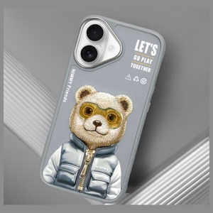 Nimmy Cool&Cute 2.0 Bear Ümbris jaoks iPhone 16 - Hall