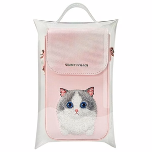 Nimmy Big Eyed Pet 2.0 Cat сумка-чехол для телефона - розовый