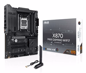 ASUS X870 MAX GAMING WIFI7 AMD X870 Socket AM5 ATX emaplaat