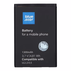 Aku jaoks LG L3 / L5 / P970 Optimus Must / P690 Optimus Net 1300 mAh Sinine Star Premium