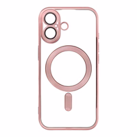 ELECTRO MAG COVER case compatible with MagSafe jaoks IPHONE 17 rose kuldne