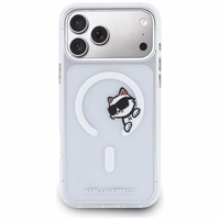 Karl Lagerfeld IML Peekaboo MagSafe Ümbris for iPhone 17 Pro Max - Clear