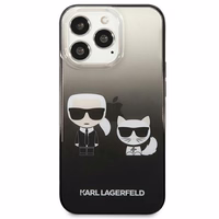 Karl Lagerfeld Gradient Ikonik Karl&Choupette ümbris iPhone 13 Pro / iPhone 13 jaoks - must