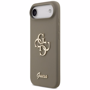 GUESS ümbris jaoks IPHONE 17 Air GUHCP17MSC4GSMW (Silicone W/ Big 4G Script) brown