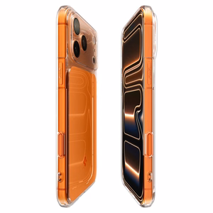 Spigen Thin Fit MagSafe Ümbris jaoks iPhone 17 Pro Max - Läbipaistev oranž